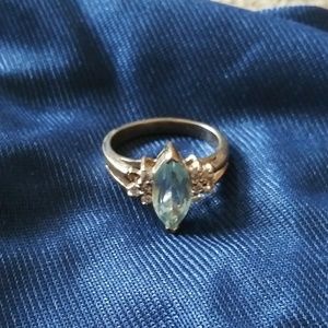 Diamonique ring size 7